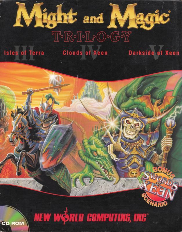 Game cover: Might and Magic Trilogy