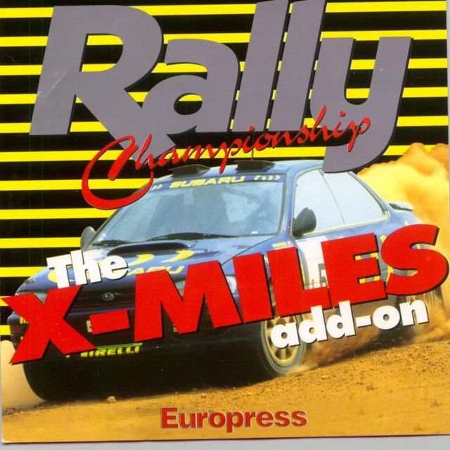 Game cover: Rally Championship: The X-Miles
