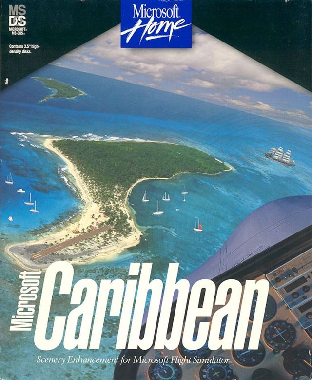 Game cover: Microsoft Caribbean: Scenery Enhancement for Microsoft Flight Simulator