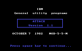 Game cover: Attack