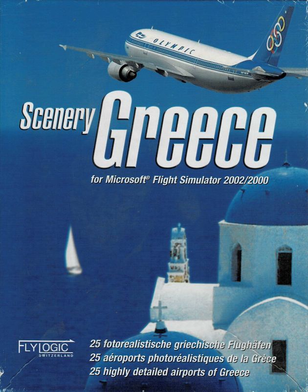 Game cover: Scenery Greece for Microsoft Flight Simulator 2002/2000