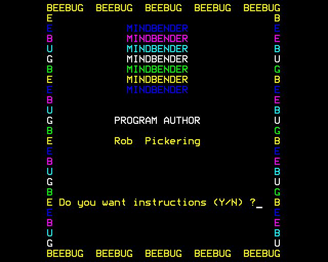 Game cover: Games 3: Mindbender/Shapematch