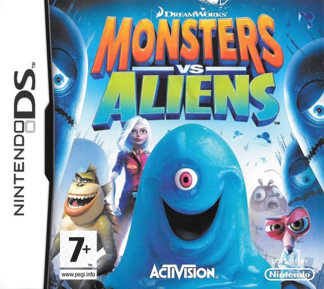 Game cover: Monsters vs Aliens