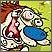 Game cover: Ren & Stimpy's Crazy Cannon