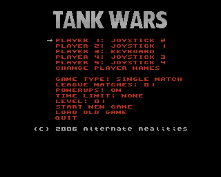 Game cover: Tank Wars