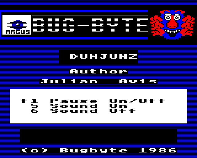 Game cover: Dunjunz