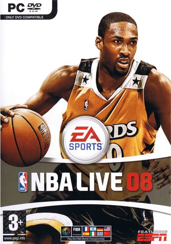 Game cover: NBA Live 08