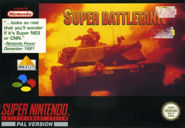 Game cover: Garry Kitchen's Super Battletank: War in the Gulf