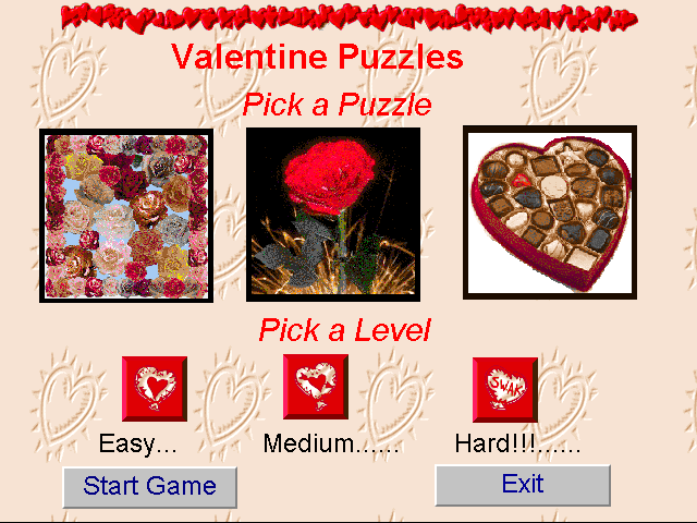 Game cover: Valentine Puzzles