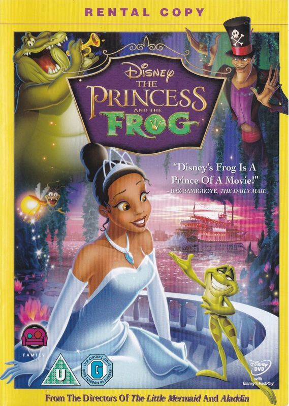 Game cover: The Princess and the Frog (included game)