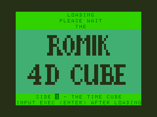 Game cover: 4D Romik Cube