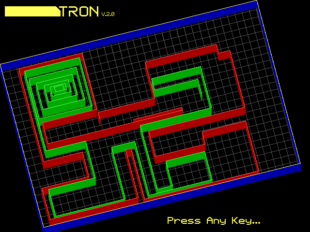Game cover: Tron
