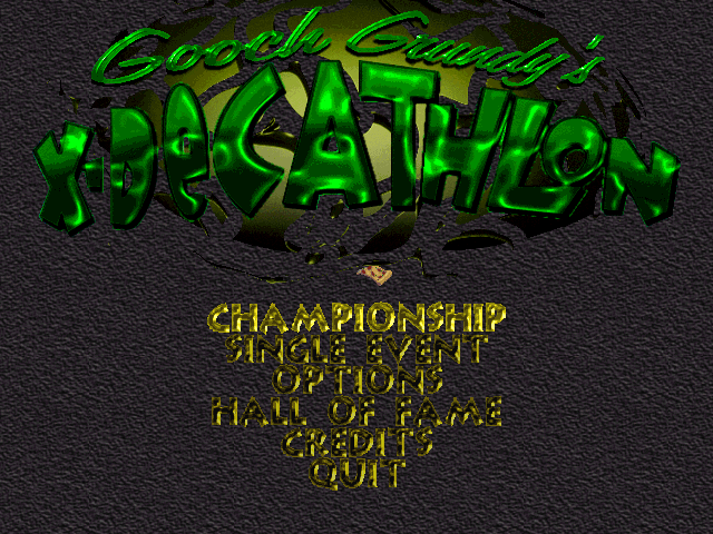 Game cover: Gooch Grundy's X-Decathlon