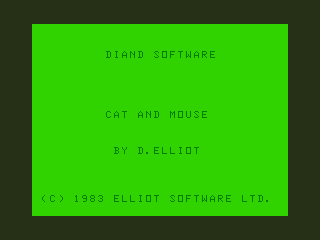 Game cover: Cat'n'Mouse and Spacemaze