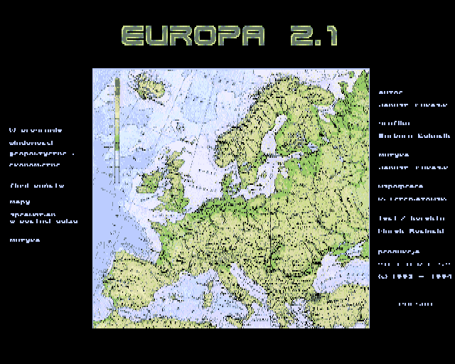 Game cover: Europa