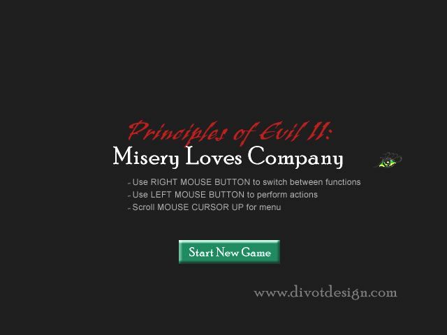 Game cover: Principles of Evil: Volume II