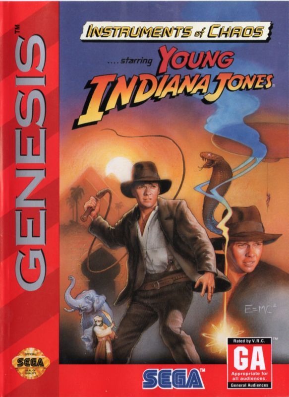 Game cover: Instruments of Chaos Starring Young Indiana Jones