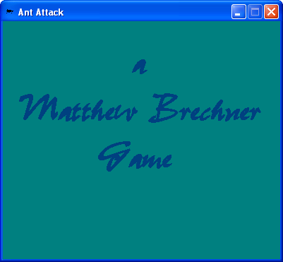 Game cover: Ant Attack