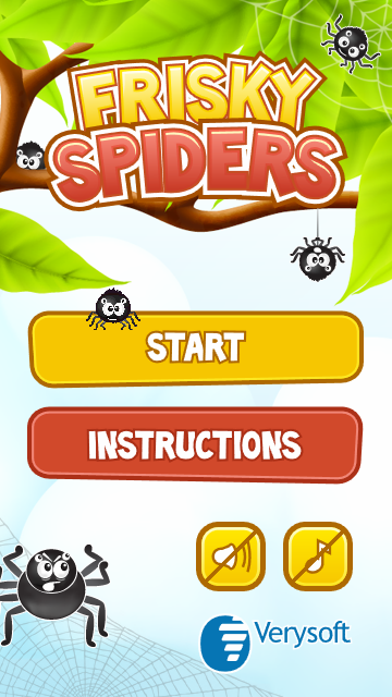 Game cover: Frisky Spiders