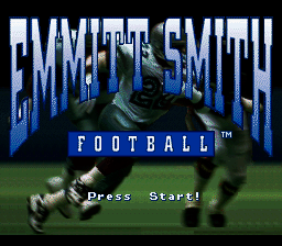 Game cover: Emmitt Smith Football