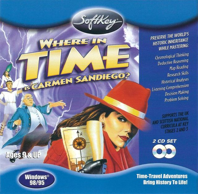 Game cover: Where in Time is Carmen Sandiego?