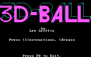 Game cover: 3D-Ball