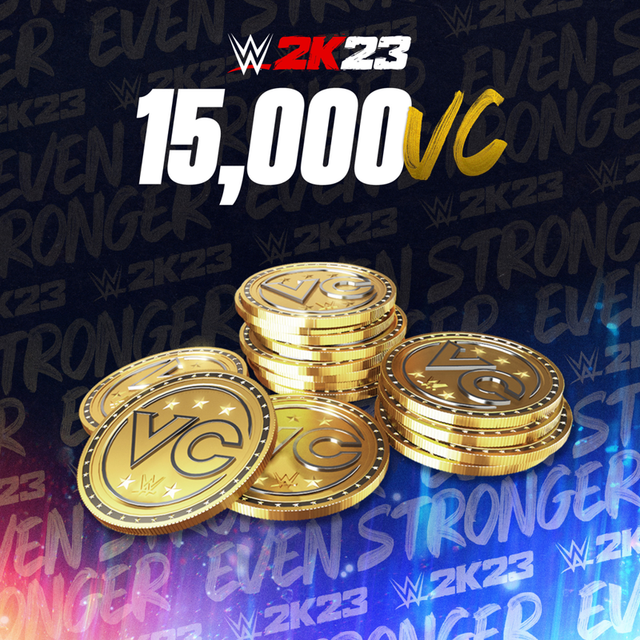 Game cover: WWE 2K23: 15,000 Virtual Currency Pack