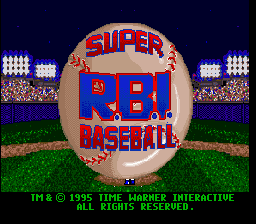 Game cover: Super R.B.I. Baseball