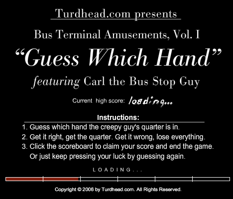 Game cover: Bus Terminal Amusements, Vol. 1: "Guess Which Hand"