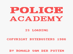 Game cover: Police Academy
