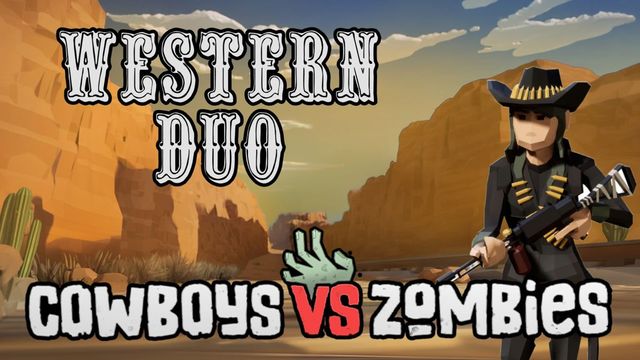 Game cover: Cowboys vs Zombies: Western Duo
