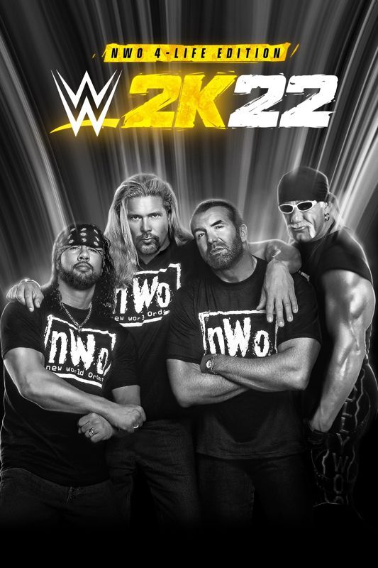 Game cover: WWE 2K22: nWo 4-Life Edition