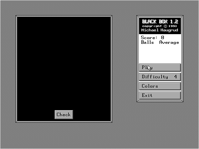 Game cover: Black Box