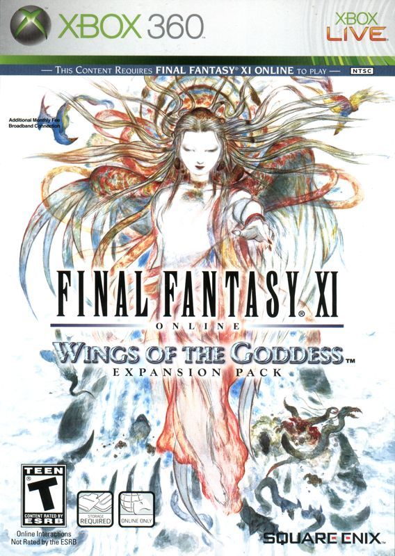 Game cover: Final Fantasy XI Online: Wings of the Goddess