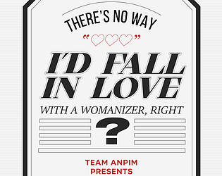 Game cover: There's No Way I'd Fall in Love with a Womanizer, Right?