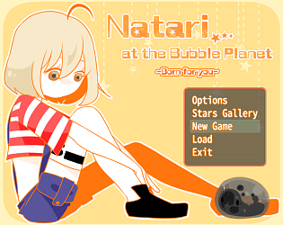 Game cover: Natari at the Bubble Planet ~Born for you~