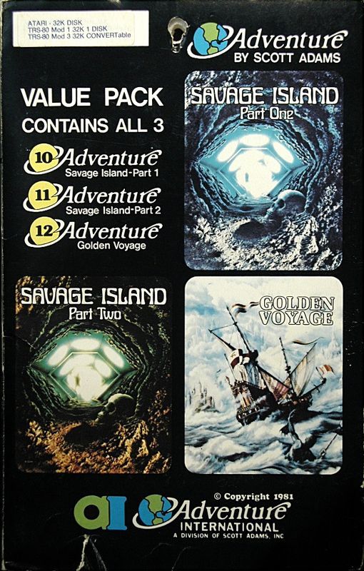 Game cover: Adventure Value Pack #4