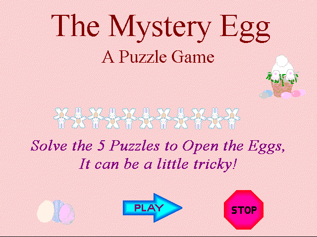 Game cover: The Mystery Egg