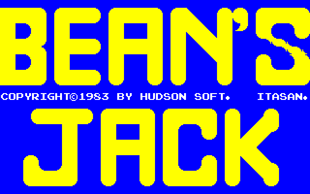 Game cover: Bean's Jack