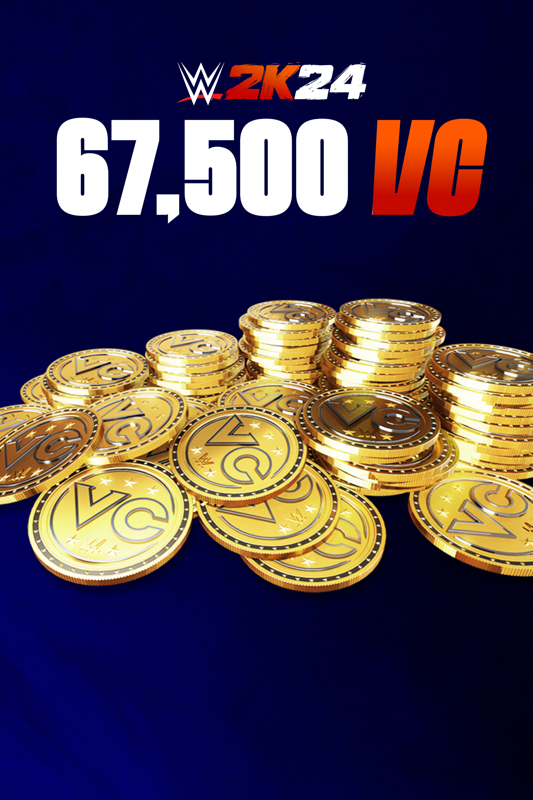 Game cover: WWE 2K24: 67,500 VC