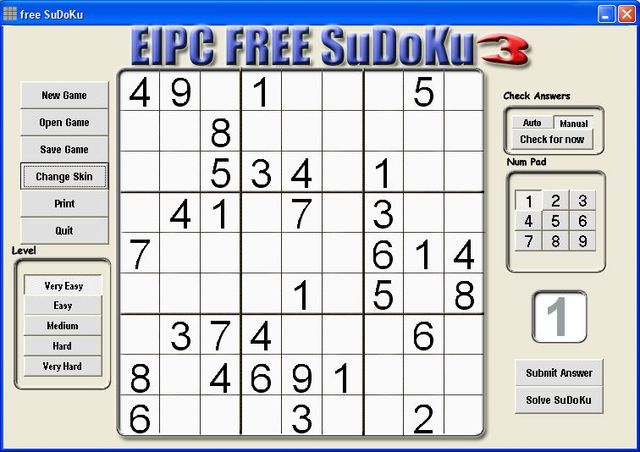Game cover: EIPC Free SuDoKu 3
