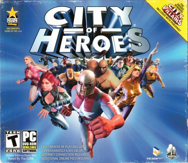 Game cover: City of Heroes (includes City of Villains)