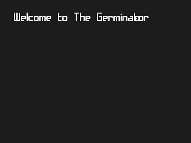 Game cover: The Germinator