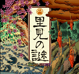 Game cover: Satomi no Nazo