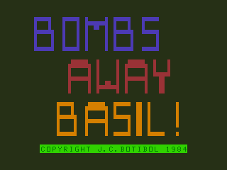 Game cover: Bombs Away Basil!