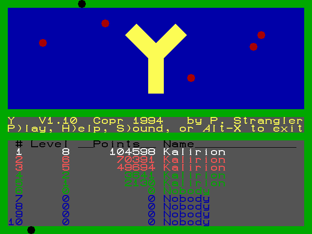Game cover: Y