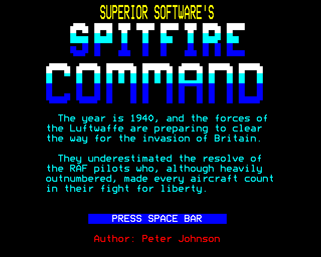 Game cover: Spitfire Command