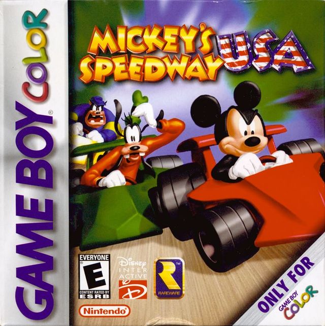 Game cover: Mickey's Speedway USA