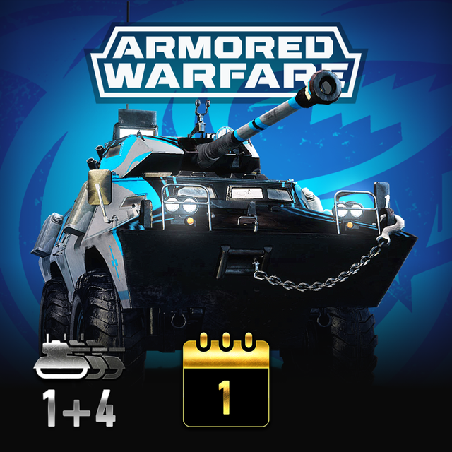 Game cover: Armored Warfare: PlayStation Plus Shark Pack