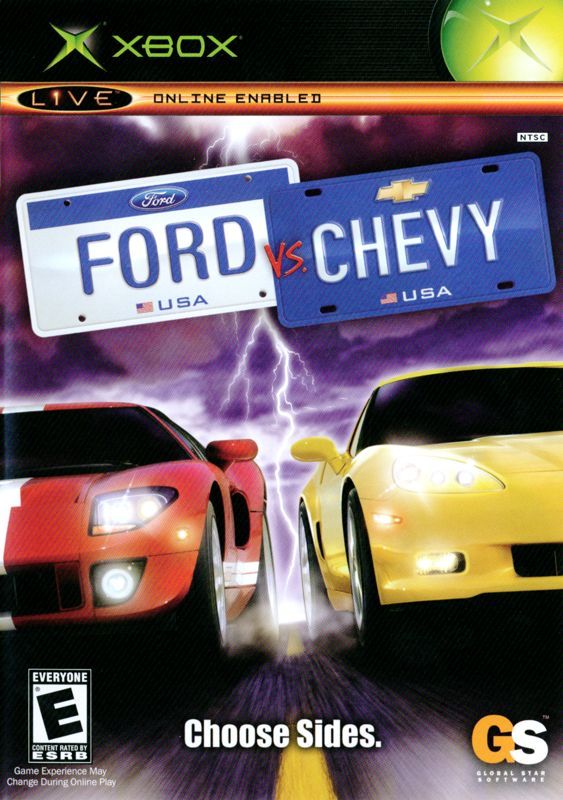 Game cover: Ford vs. Chevy